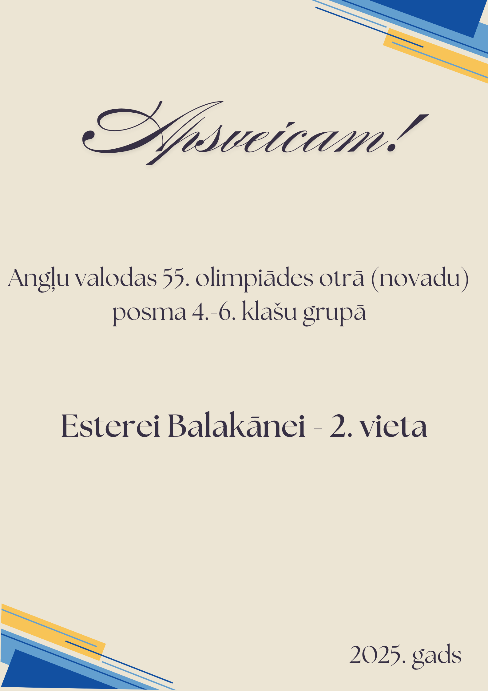 apsveikums